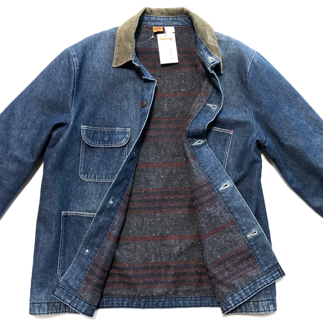 80s 랭글러 BIG BEN Made in U.S.A 데님 초어 자켓 상품이미지5