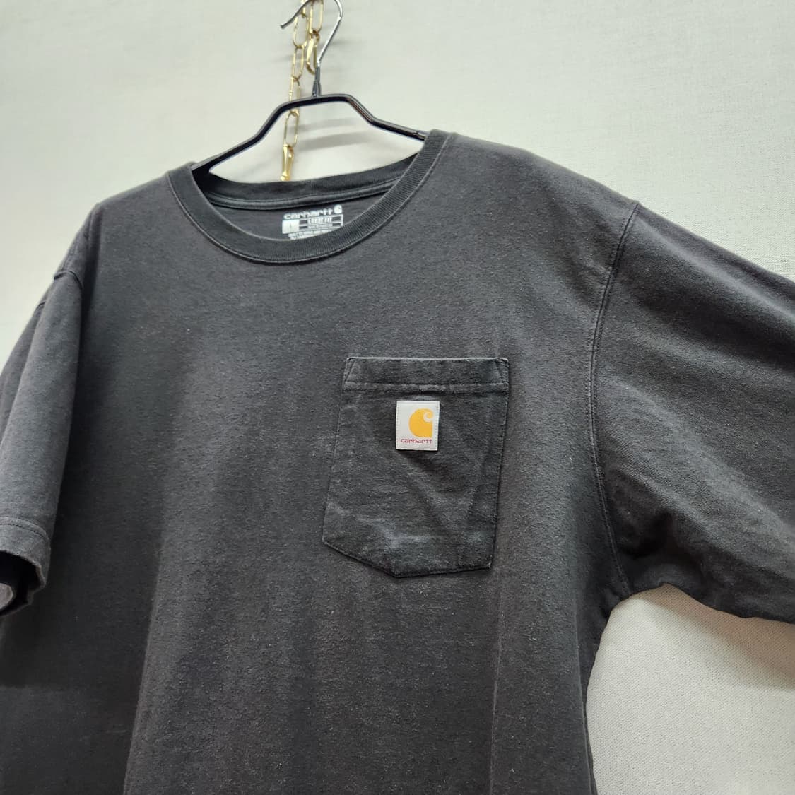 칼하트 원포켓 로고 반팔티 L(XL) 상품이미지3