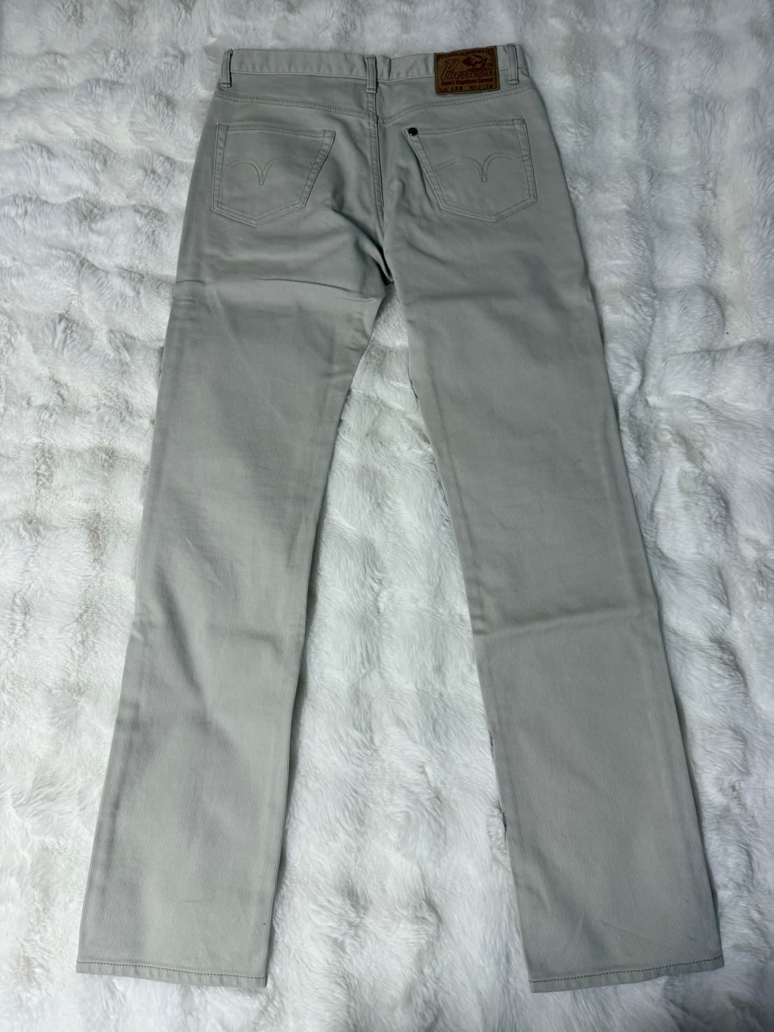 [32] 페로우즈 488 1960s 피케 코튼 팬츠 아이보리 상품이미지3