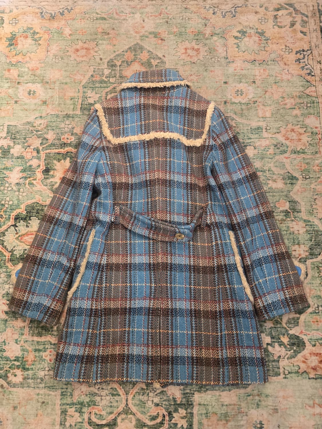 빈폴(Beanpole)체크 더플 코트(떡볶이 코트) 상품이미지2