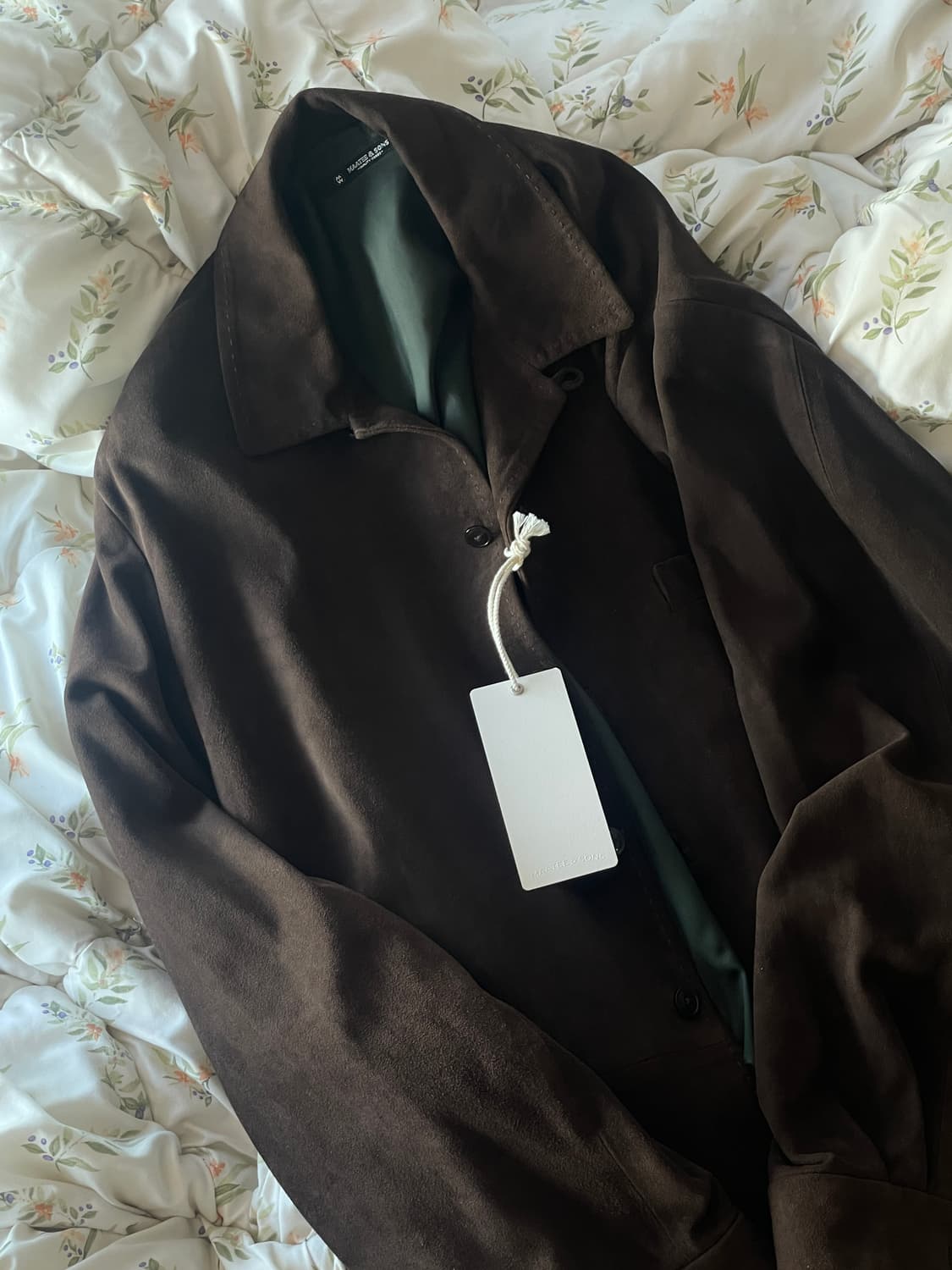 마티앤선즈 25aw 고트스웨이드 자켓 다크브라운 3 상품이미지1