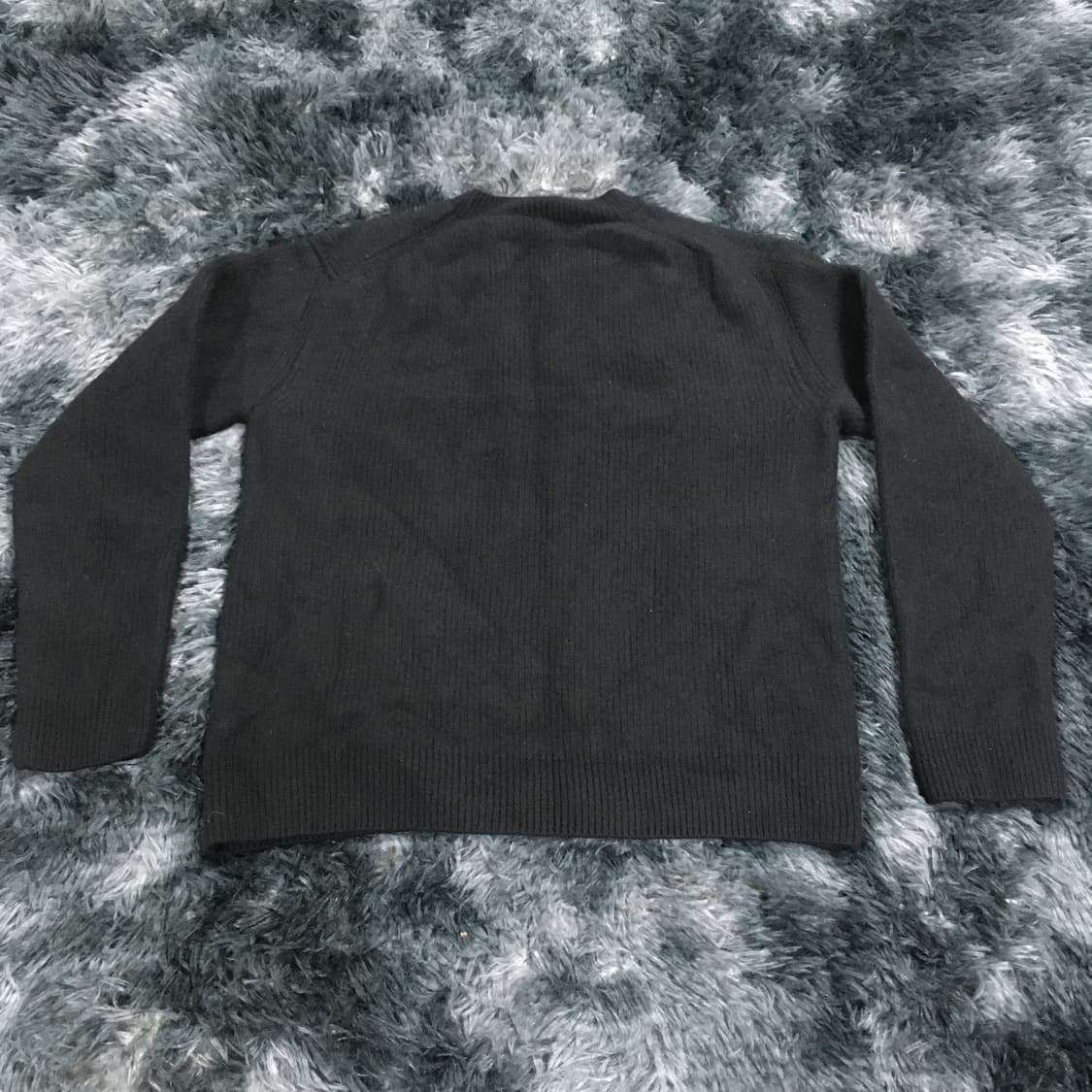 투티/A9 A.P.C 아페쎄 빅로고 니트 스웨터 블랙 상품이미지5