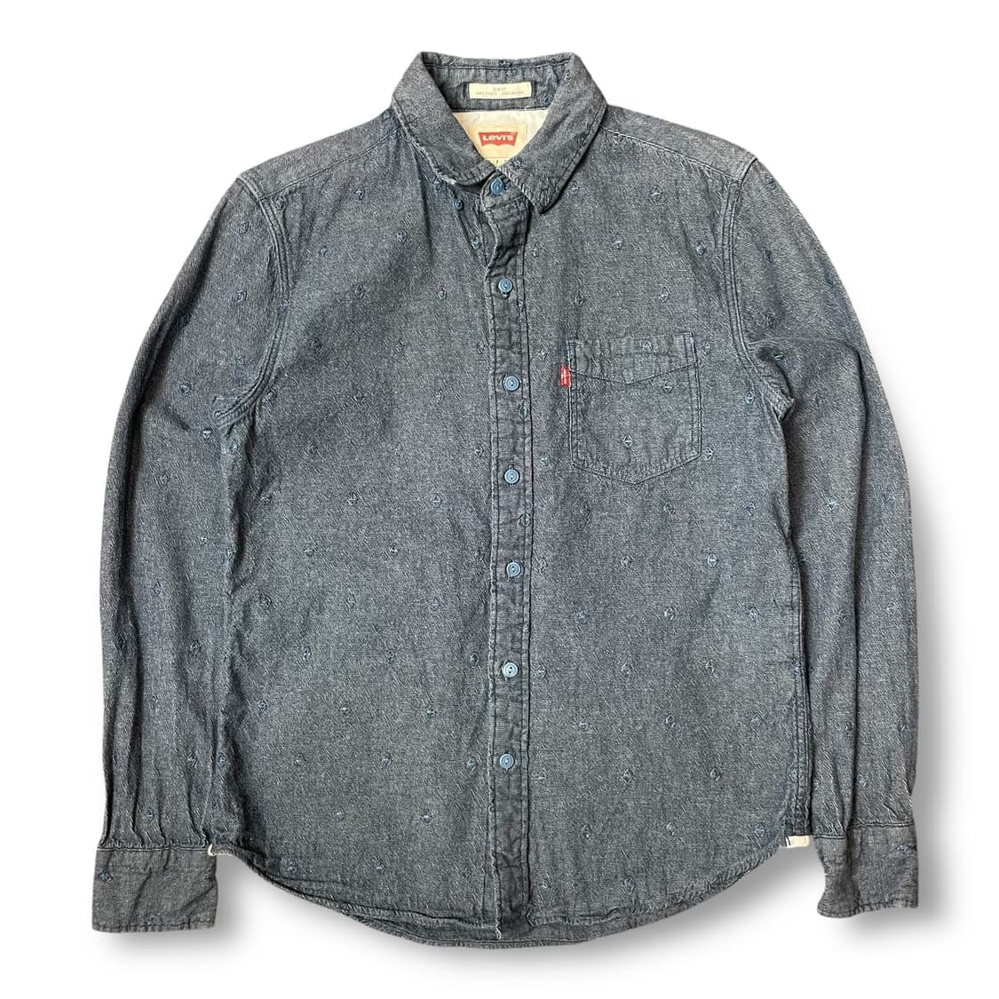 리바이스 원포켓 자수 슬림핏 긴팔 셔츠 90 상품이미지1