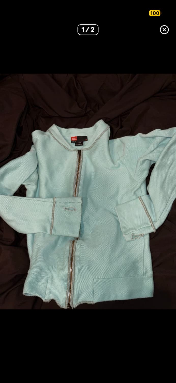 디젤 민트색 집업 상품이미지1