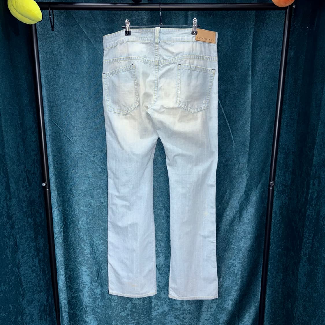 (36) 켈빈 클라인 진스 스카이블루 데님 팬츠 상품이미지3