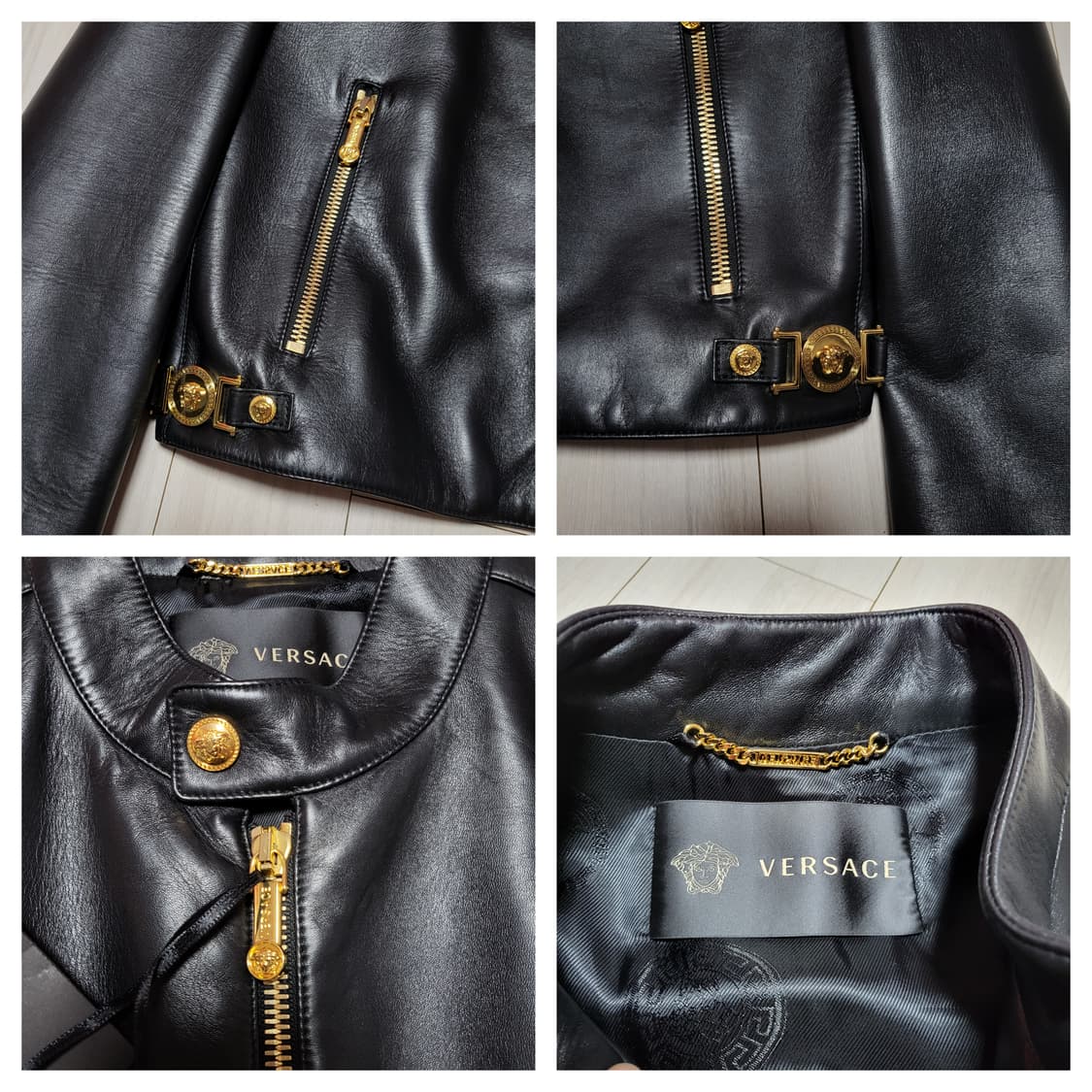 (48) 15FW Versace 베르사체 가죽자켓 레더자켓 상품이미지6
