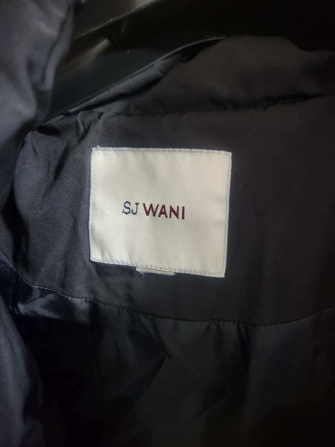 SJ WANI 블랙 퀼팅 패딩 점퍼 상품이미지2