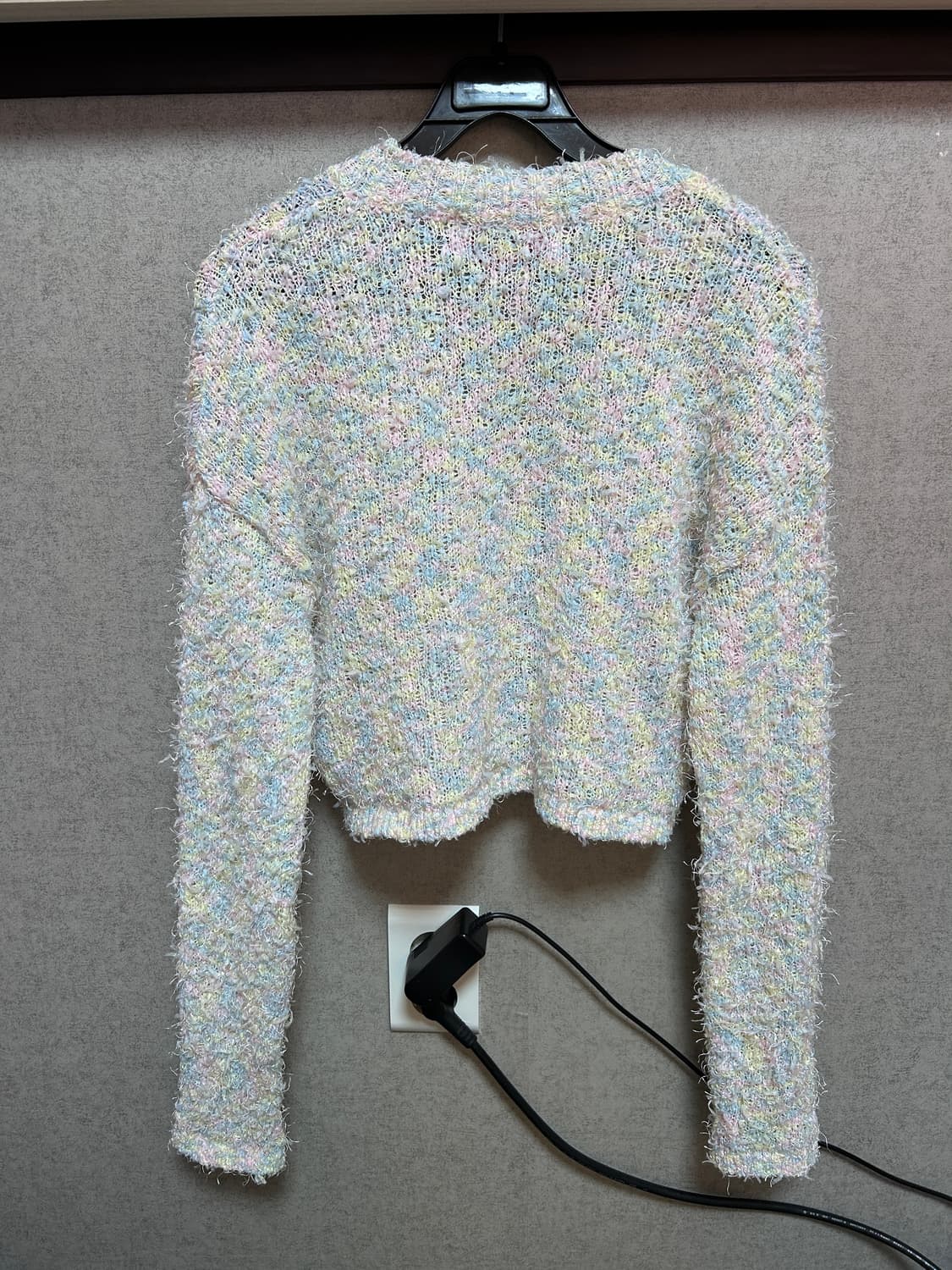 파스텔 믹스 크롭 가디건 상품이미지3