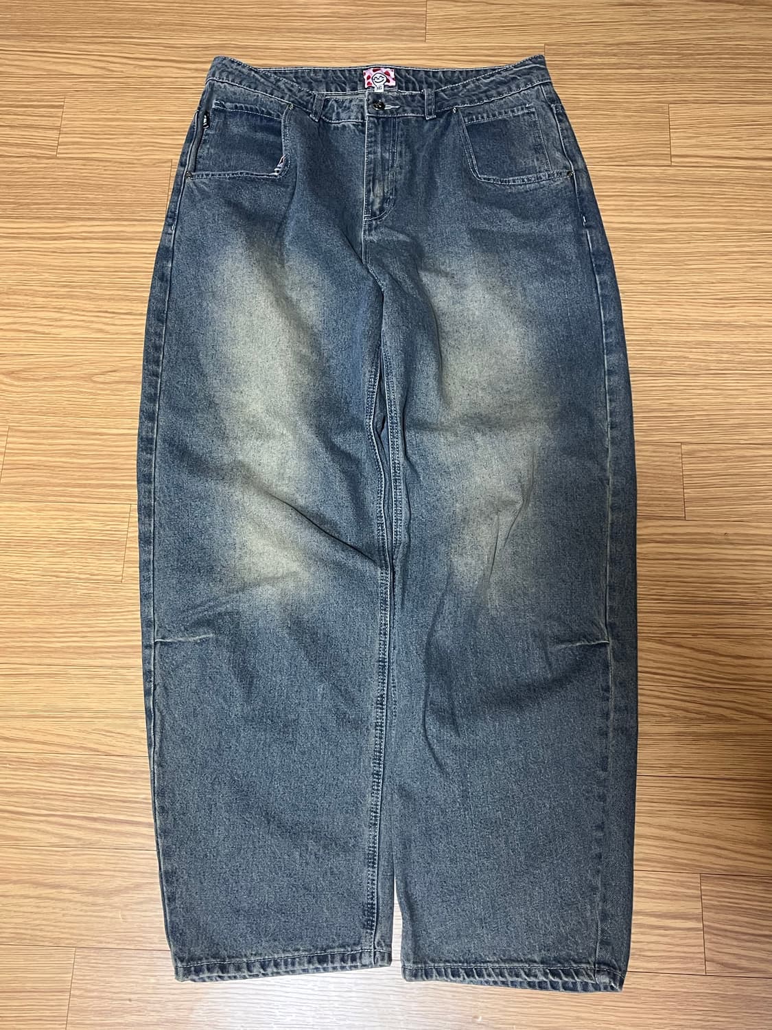 스타팀 워시드 스타 진 블루 36  상품이미지2