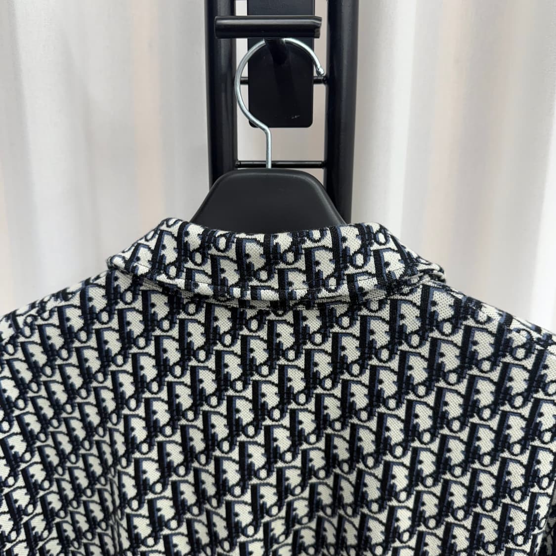 [26년 구매/ XL] 디올 오블리크 니트 셔츠 상품이미지4