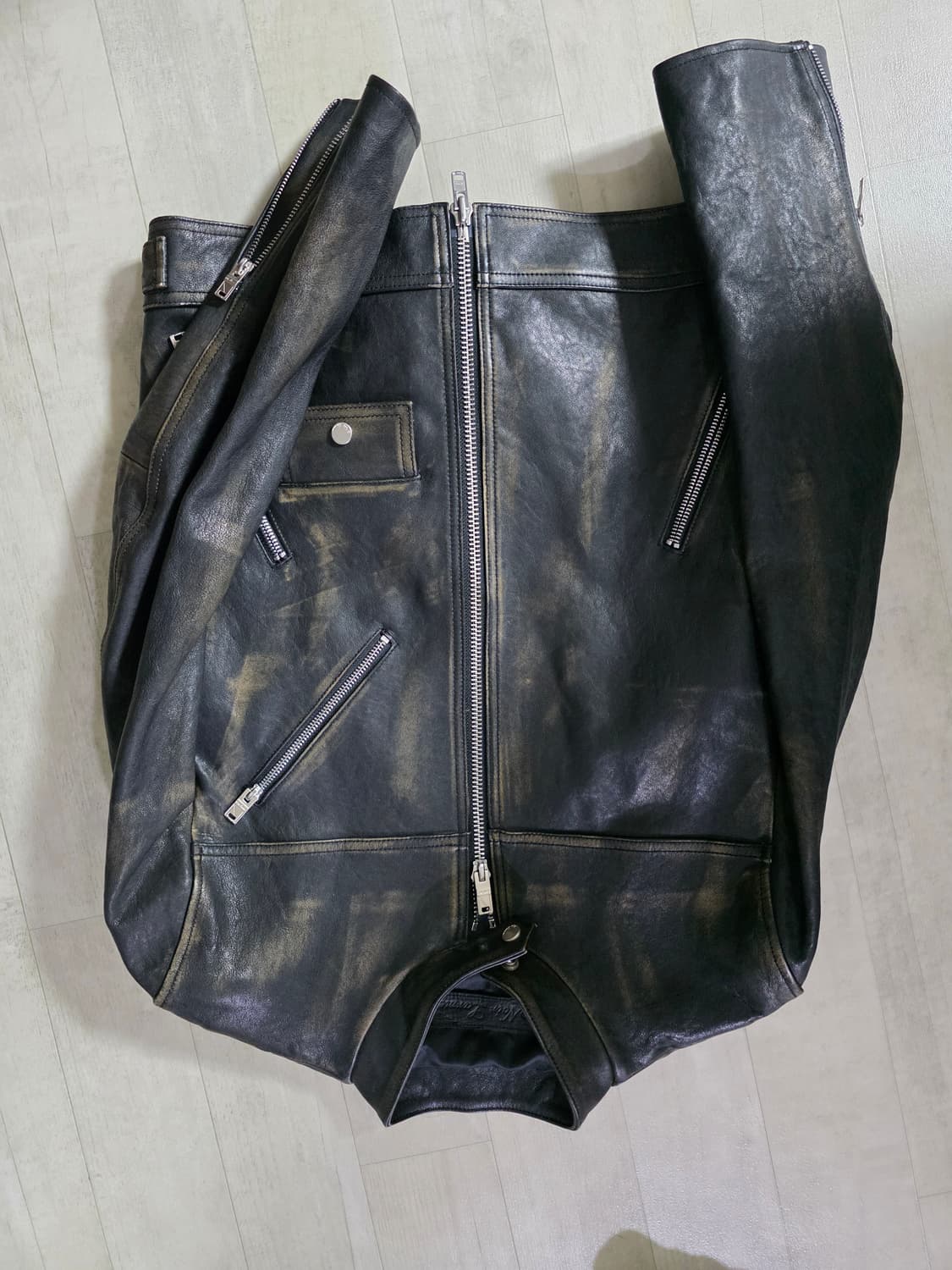 느와르라르메스 뉴 스탠다드 램스킨 레더 자켓 44 상품이미지3