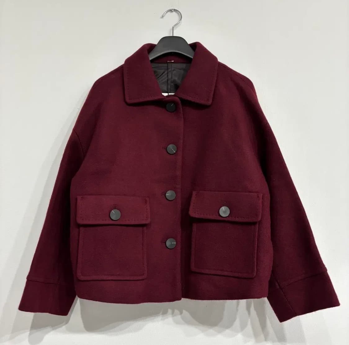 [새상품] 크롭 모직 코트 자켓 상품이미지1