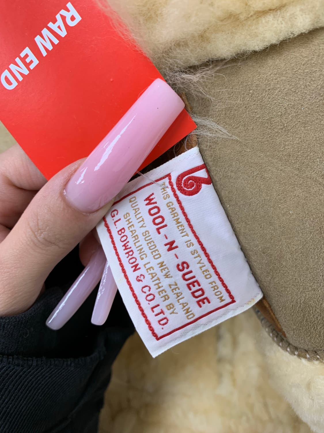 Of gift shop 스웨이드 무스탕 #457 상품이미지5