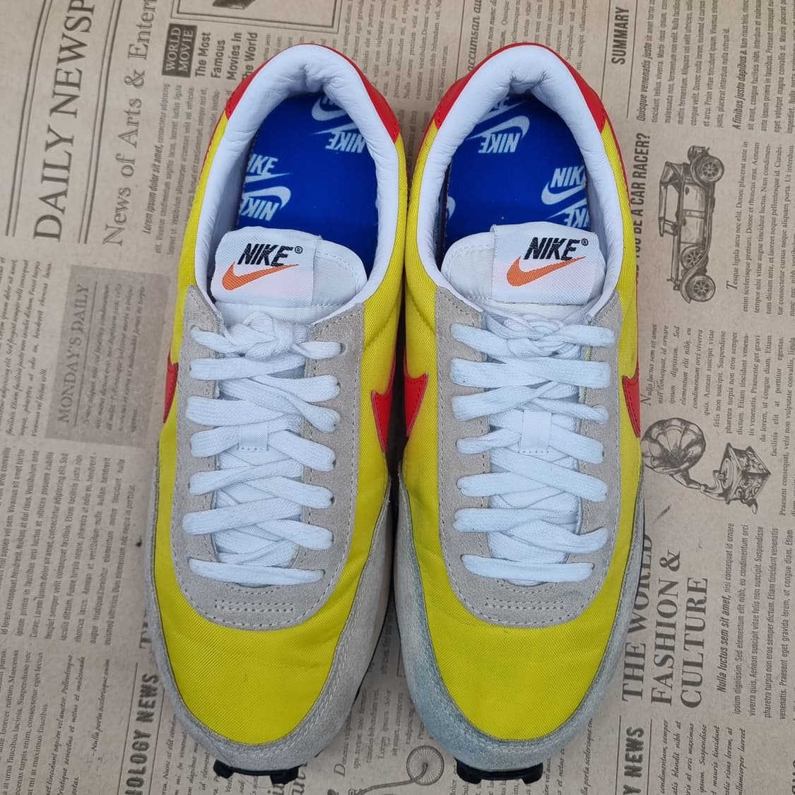 나이키 데이브레이크 옐로우/레드 스니커즈240 상품이미지2