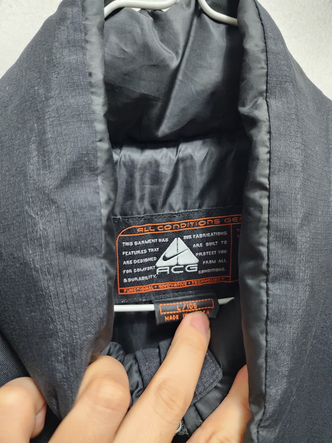 나이키acg 빈티지 패딩 조끼 상품이미지4