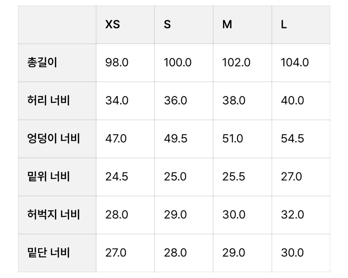 글로니 901 데님 L 상품이미지3