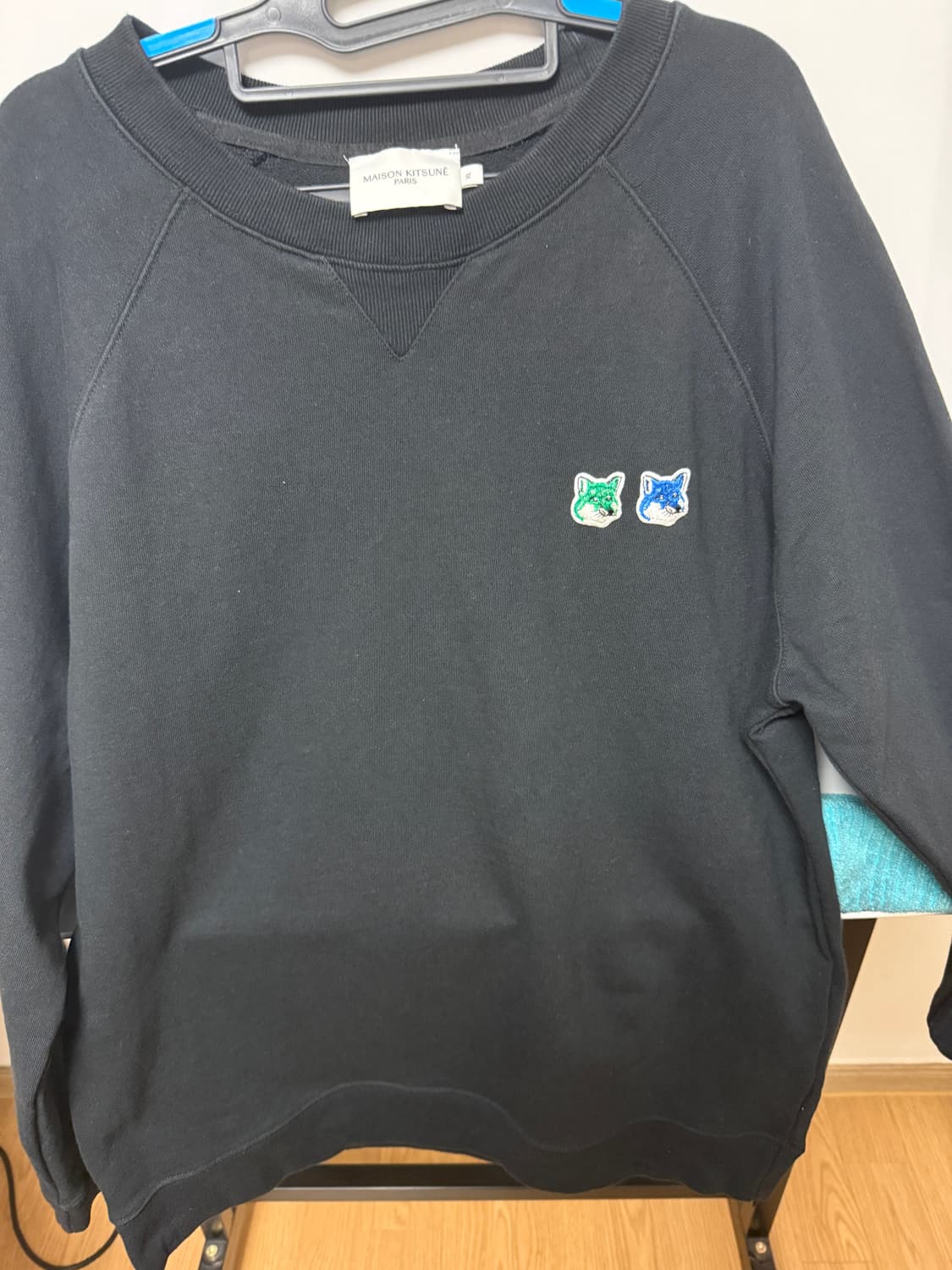 (정품) 메종키츠네 더블 폭스 맨투맨 XL 상품이미지1