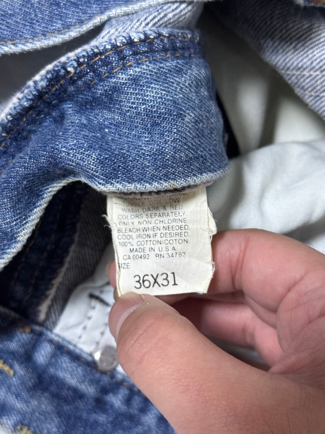 90s usa lee 290 데님팬츠 상품이미지6