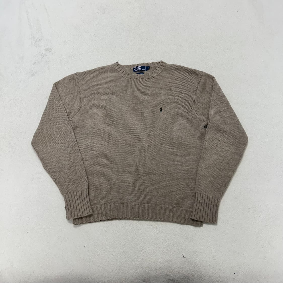 Polo Ralph Lauren beige knit ㅣ 상품이미지4