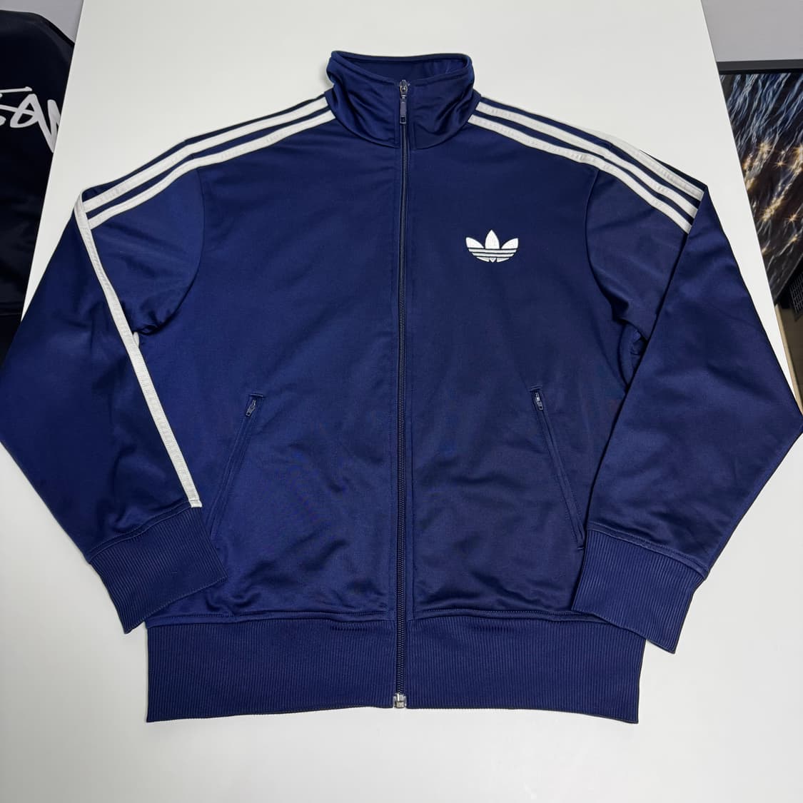 아디다스 네이비 파이어버드 져지 트랙탑 L 상품이미지1