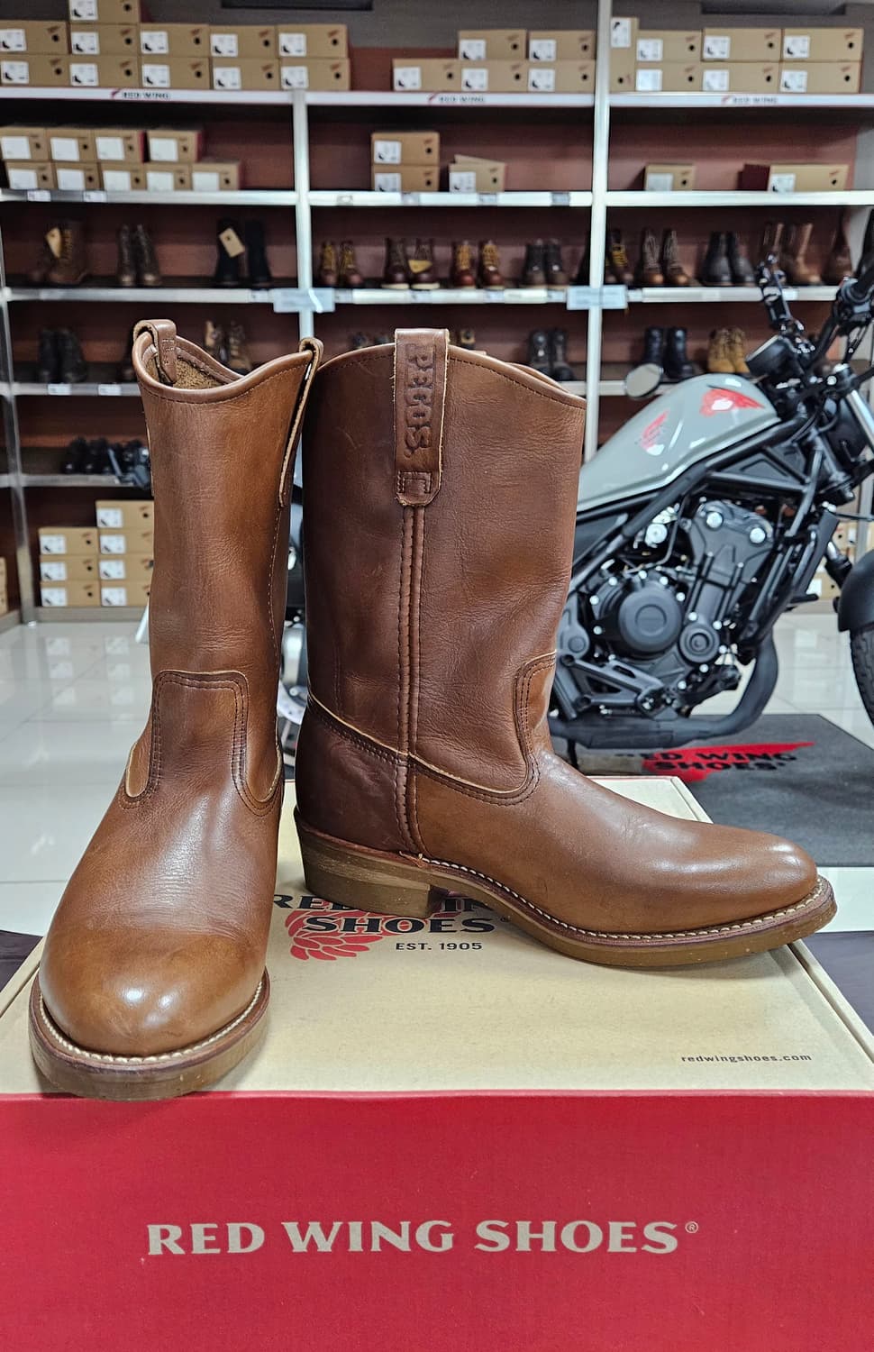 레드윙 11인치 페코스 클래식 풀온 부츠, 1155, US8EE 상품이미지10