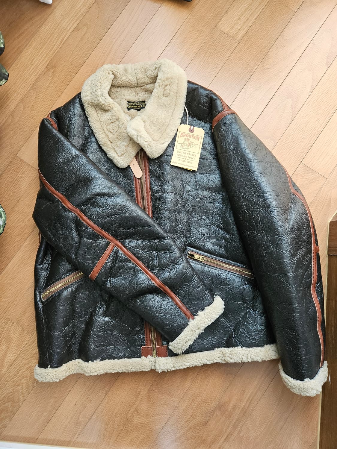 브론슨 D-1 무스탕 새제품 42 XL 상품이미지1