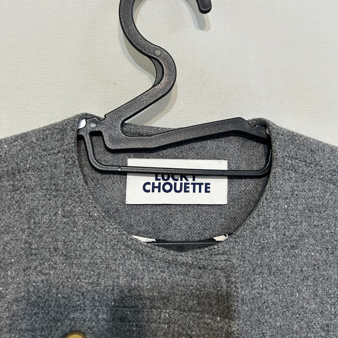 럭키슈에뜨 코트 36사이즈 그레이 상품이미지2