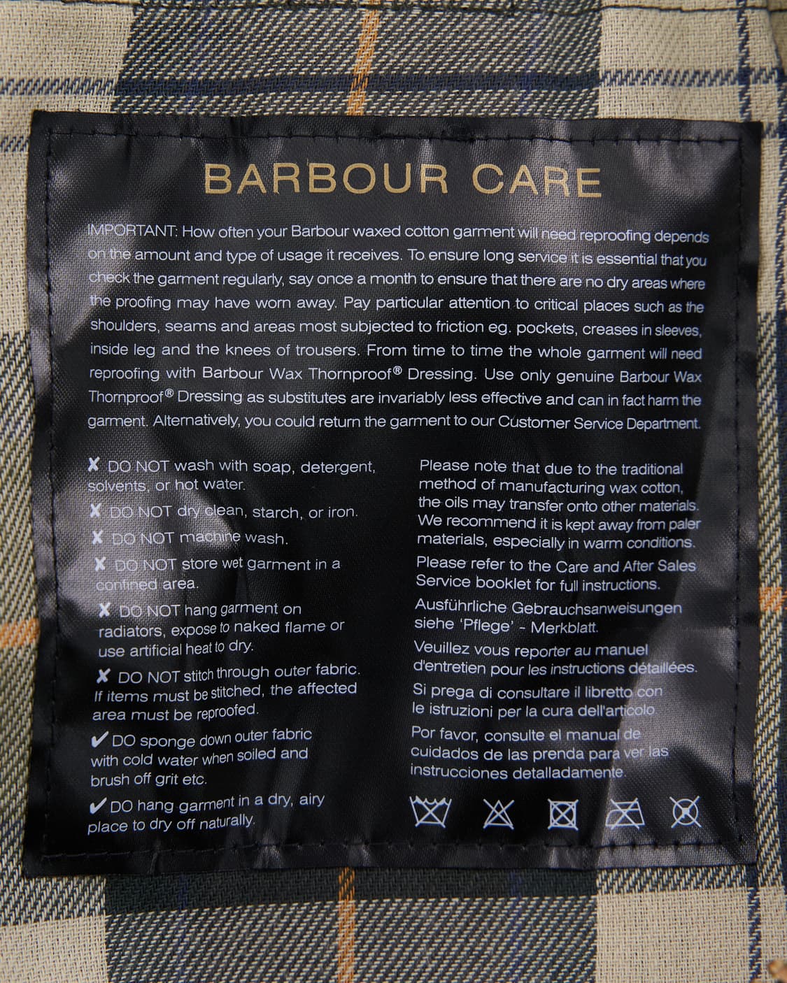 Barbour 비데일 왁스 자켓 상품이미지7