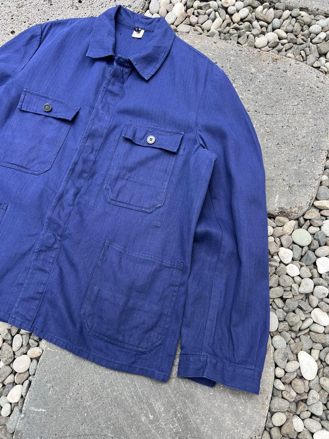 (DEADSTOCK)OLD VINTAGE "HBT" 빈티지프렌치워크자켓 상품이미지6