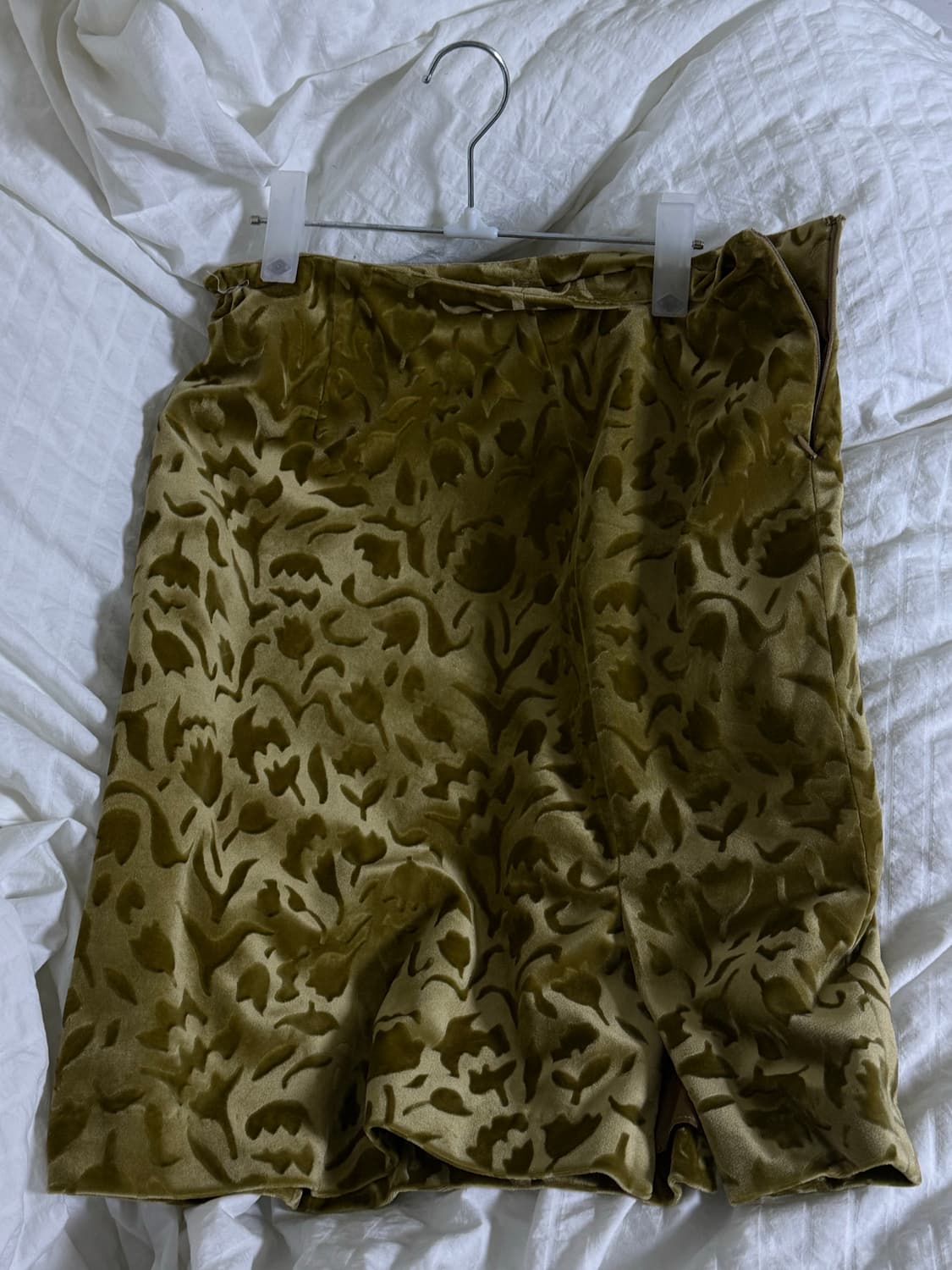 리포스 자카드 벨벳 스커트 상품이미지2