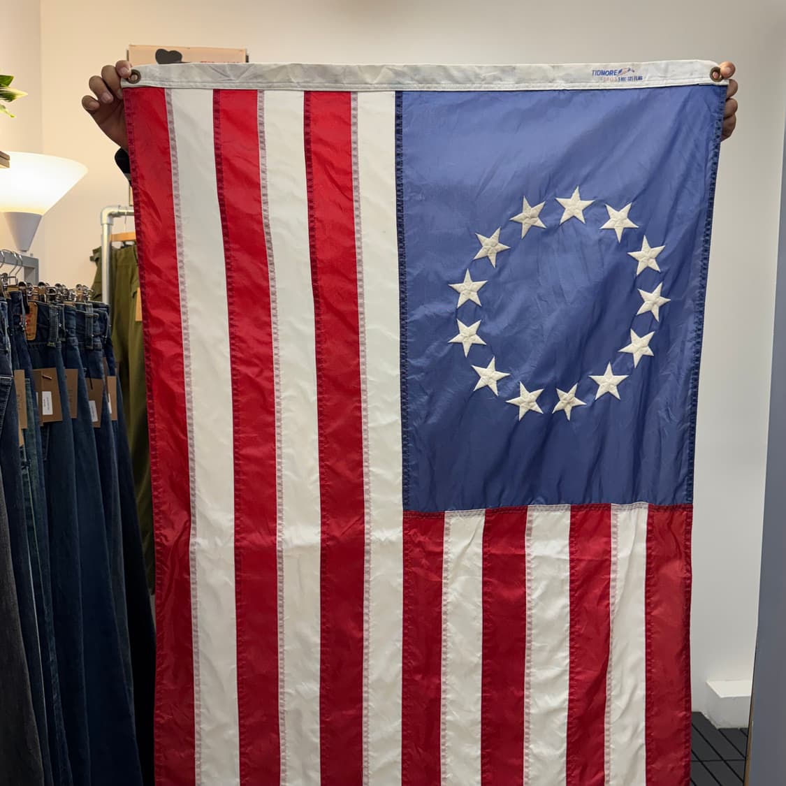 90s 빈티지 미국 베시 로스 성조기 made in USA  상품이미지2