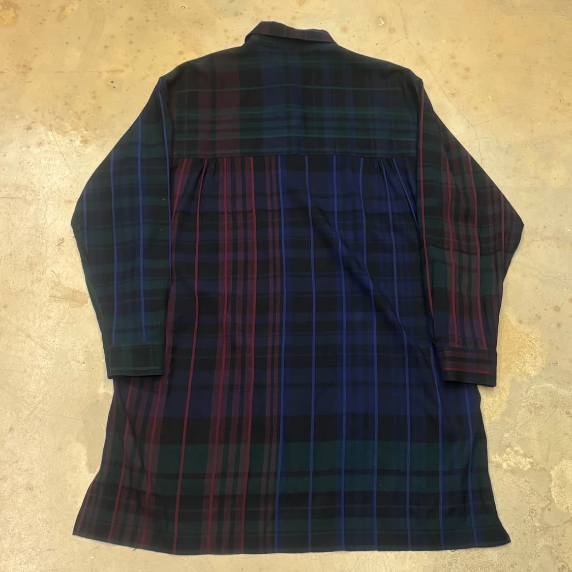 1 요지야마모토 체크 셔츠 상품이미지3