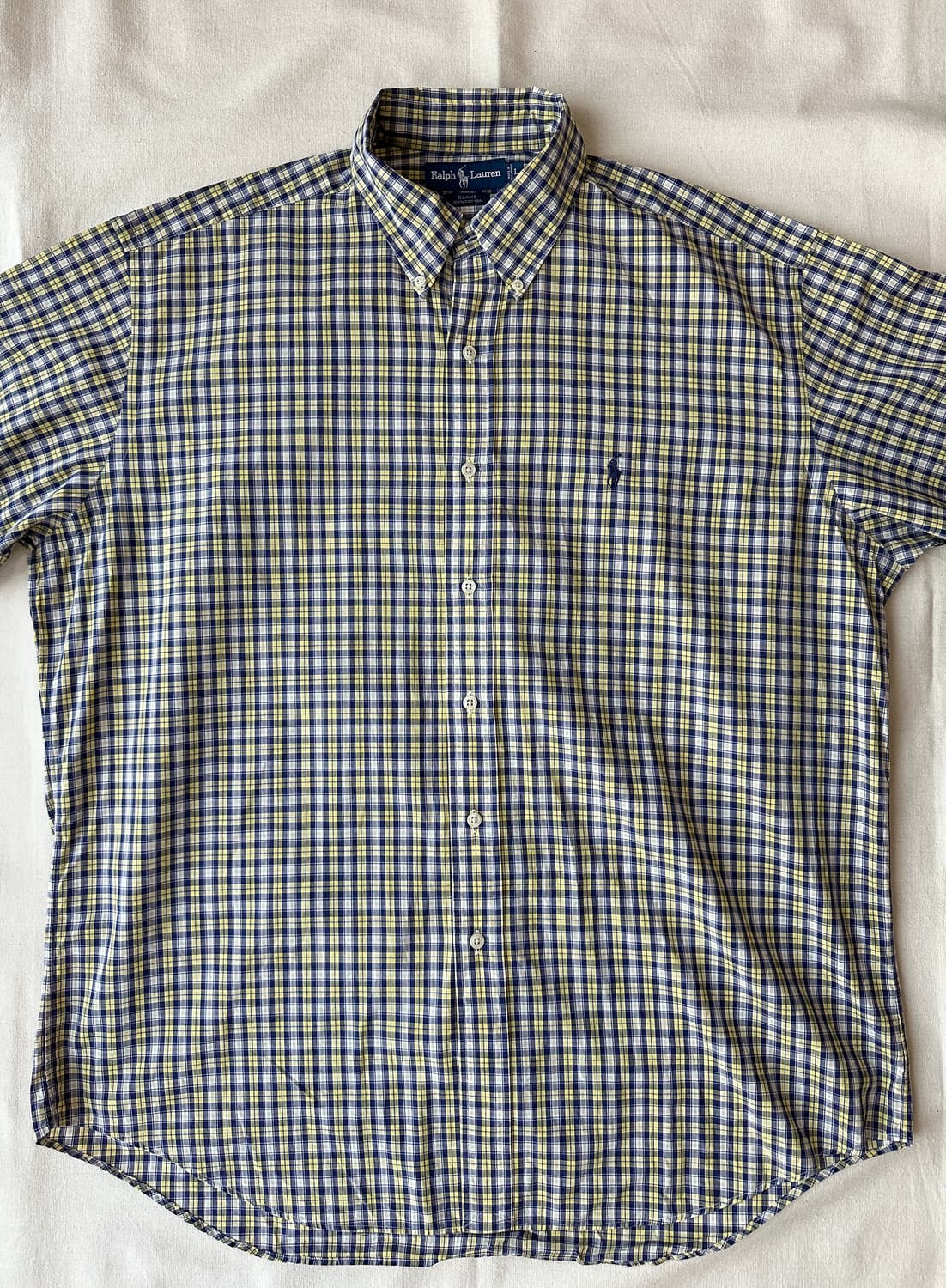 폴로 랄프로렌 블레이크 체크 반팔 셔츠 L  상품이미지2