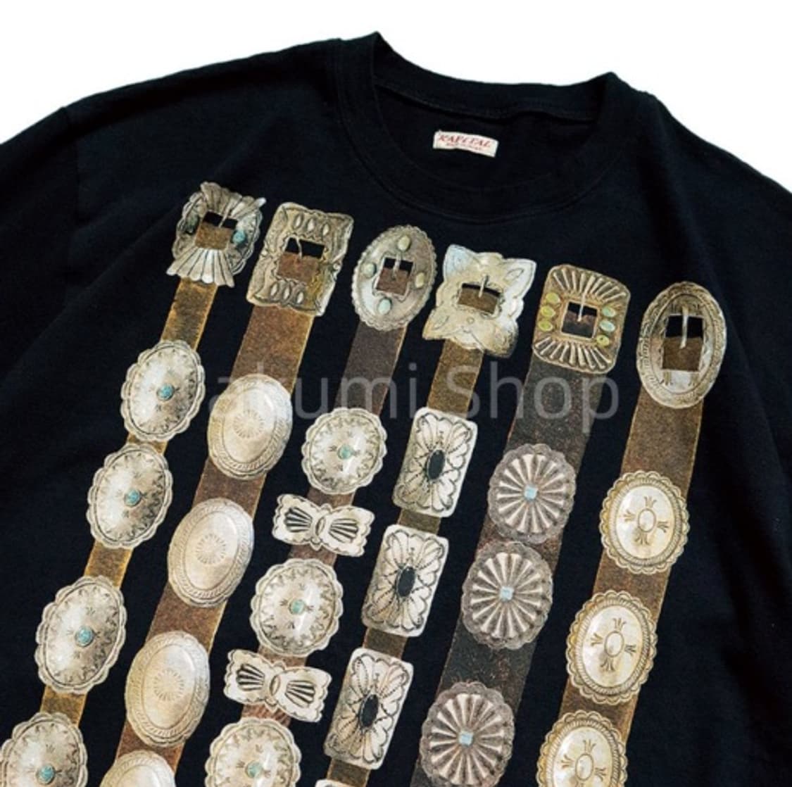 캐피탈 20 크루 반팔 티셔츠 블랙 M 상품이미지3