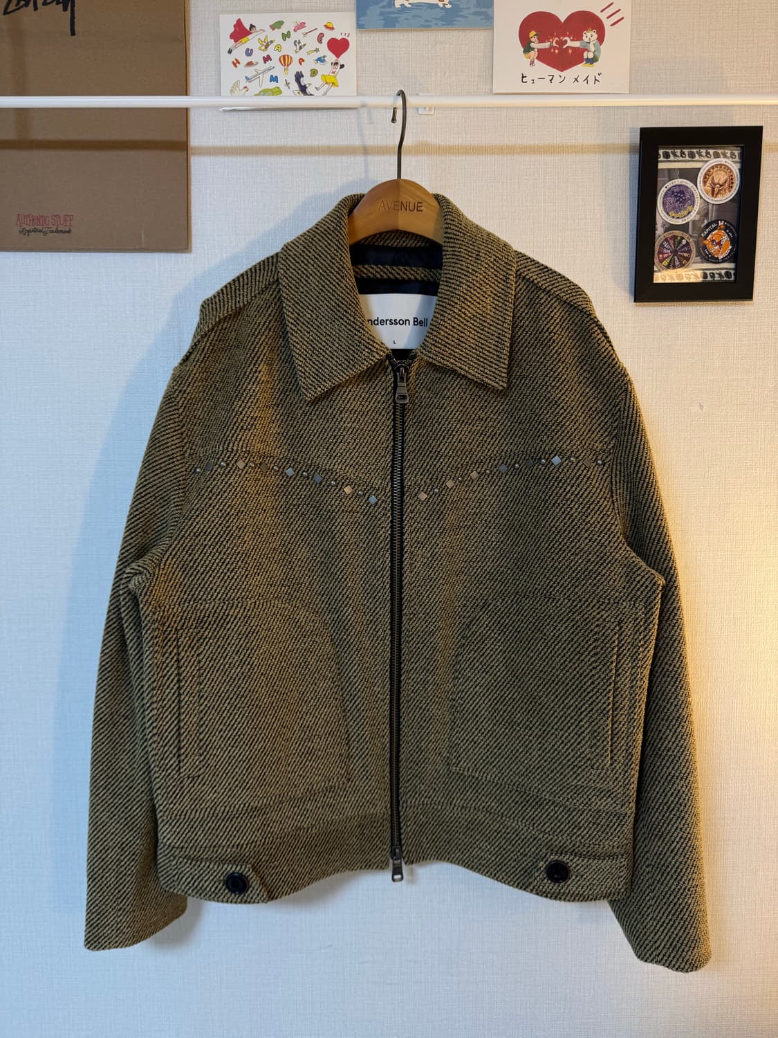 [L]앤더슨벨 알토이스 웨스턴 울자켓 상품이미지1