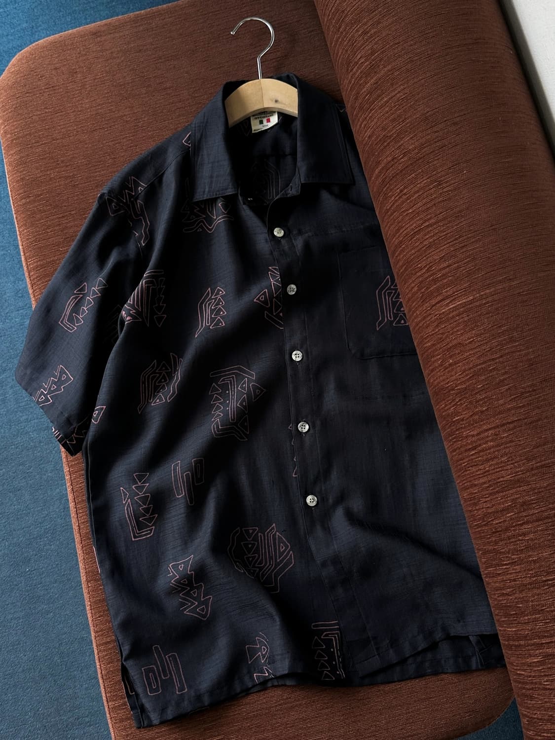 High count design pattern H/S shirt 상품이미지3