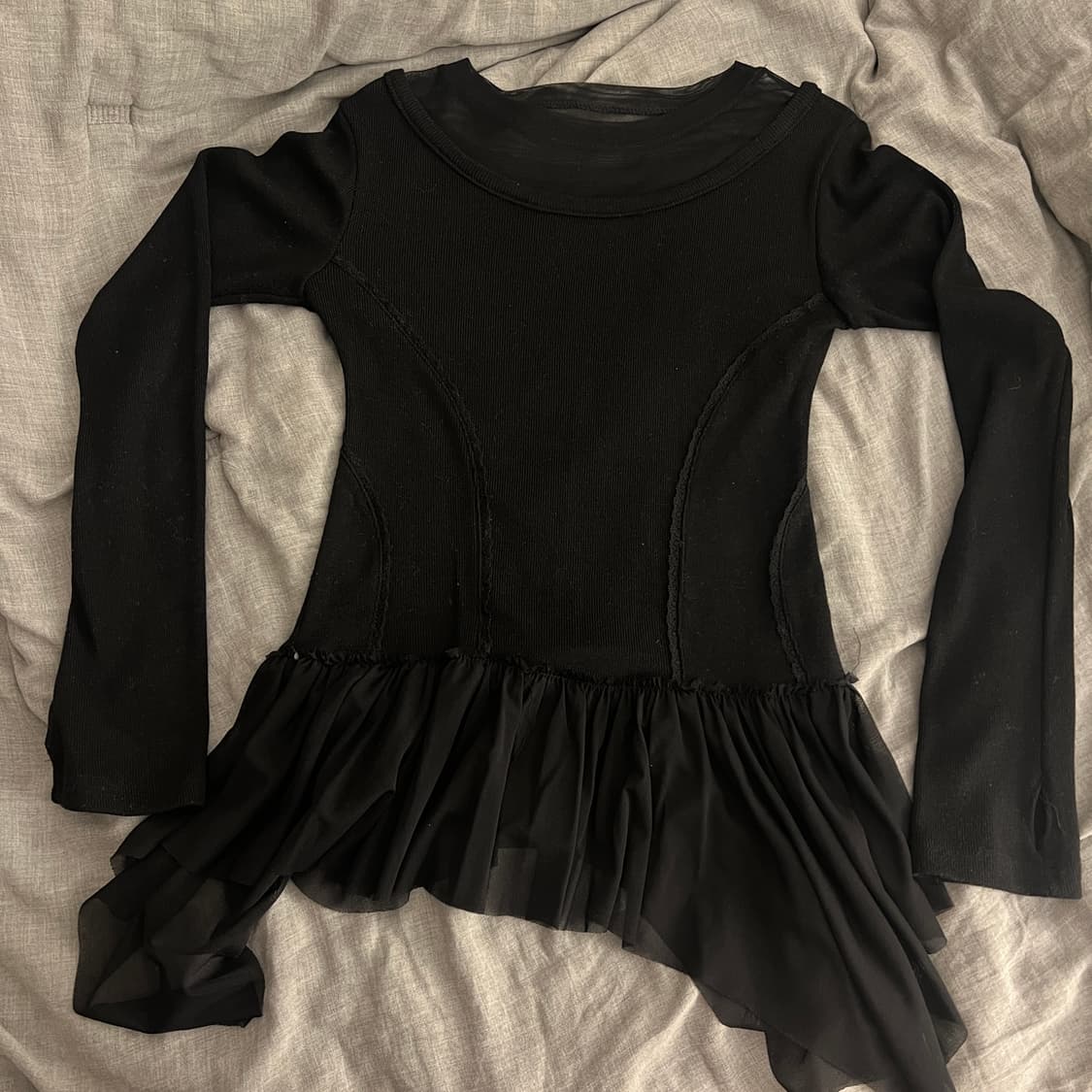 플레어업 롱슬리브 블랙 상품이미지3