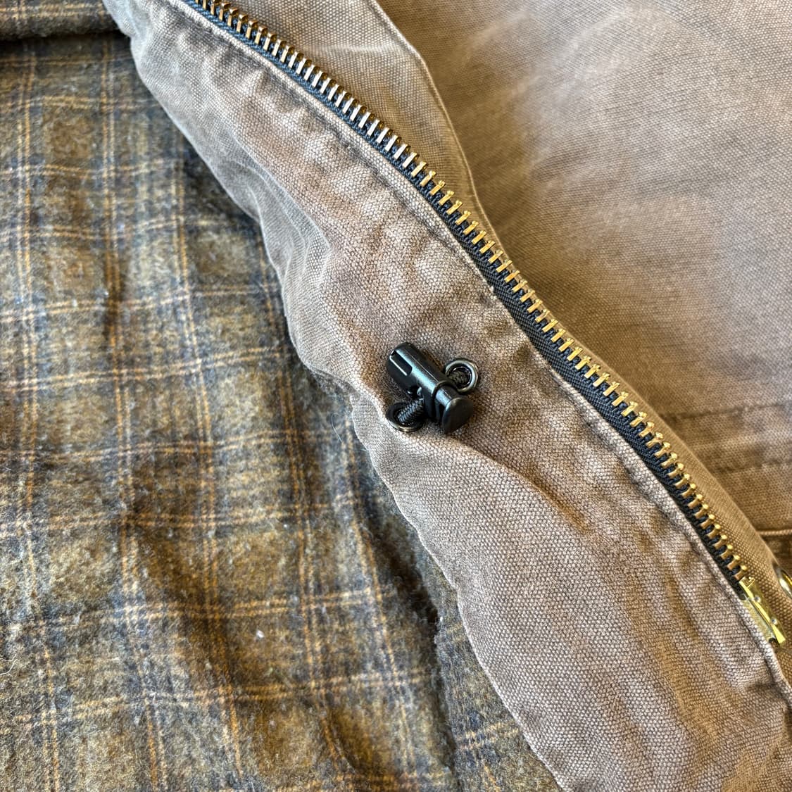 칼하트 정푼 브라운 덕 초어 자켓  상품이미지7