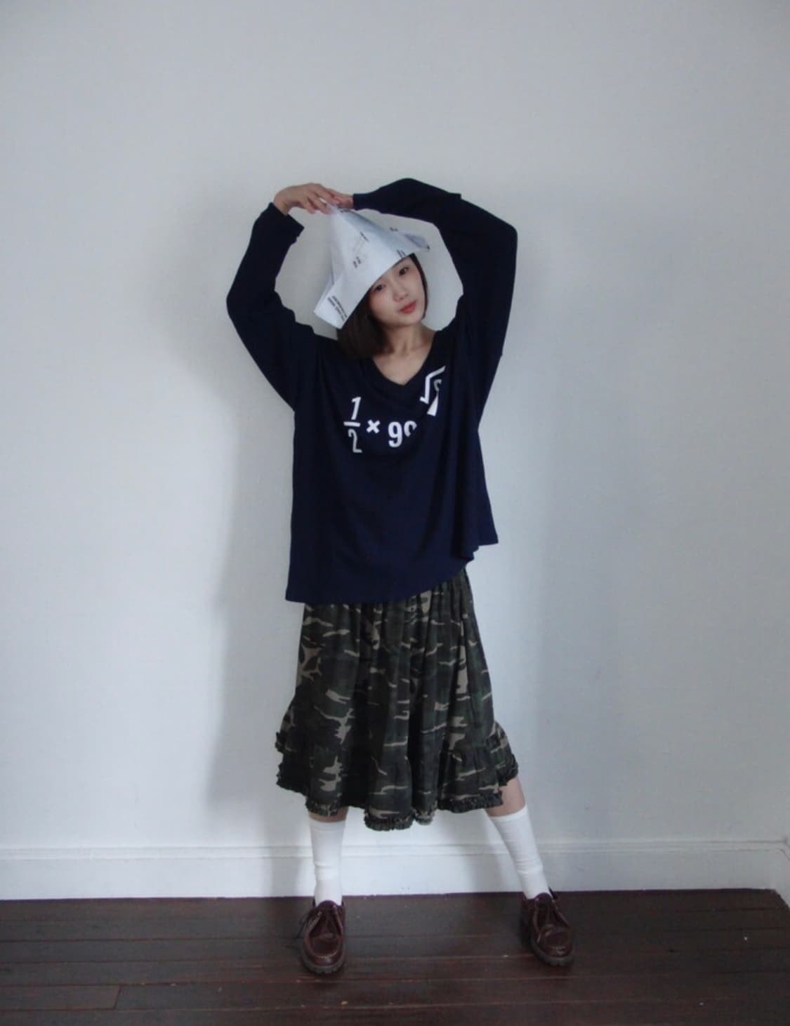 인앤양인하모니 루트 브이넥 와플니트 상품이미지2