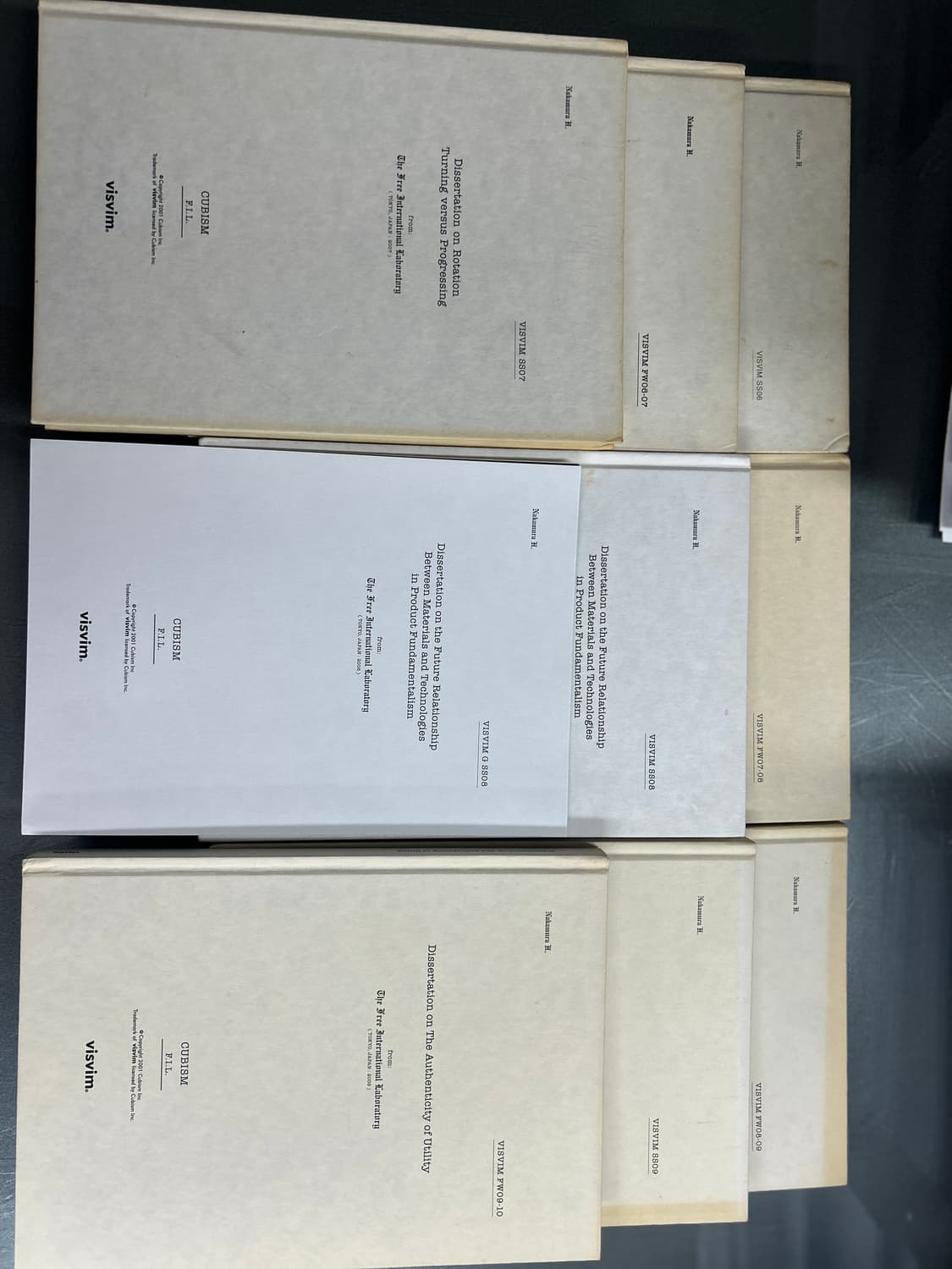 VISVIM 올드비즈빔 카다로그 아카이브세트 2006-2010년 상품이미지1