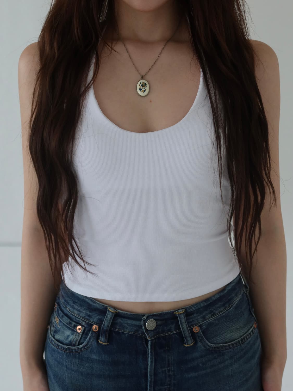 vintage oval necklace 상품이미지2