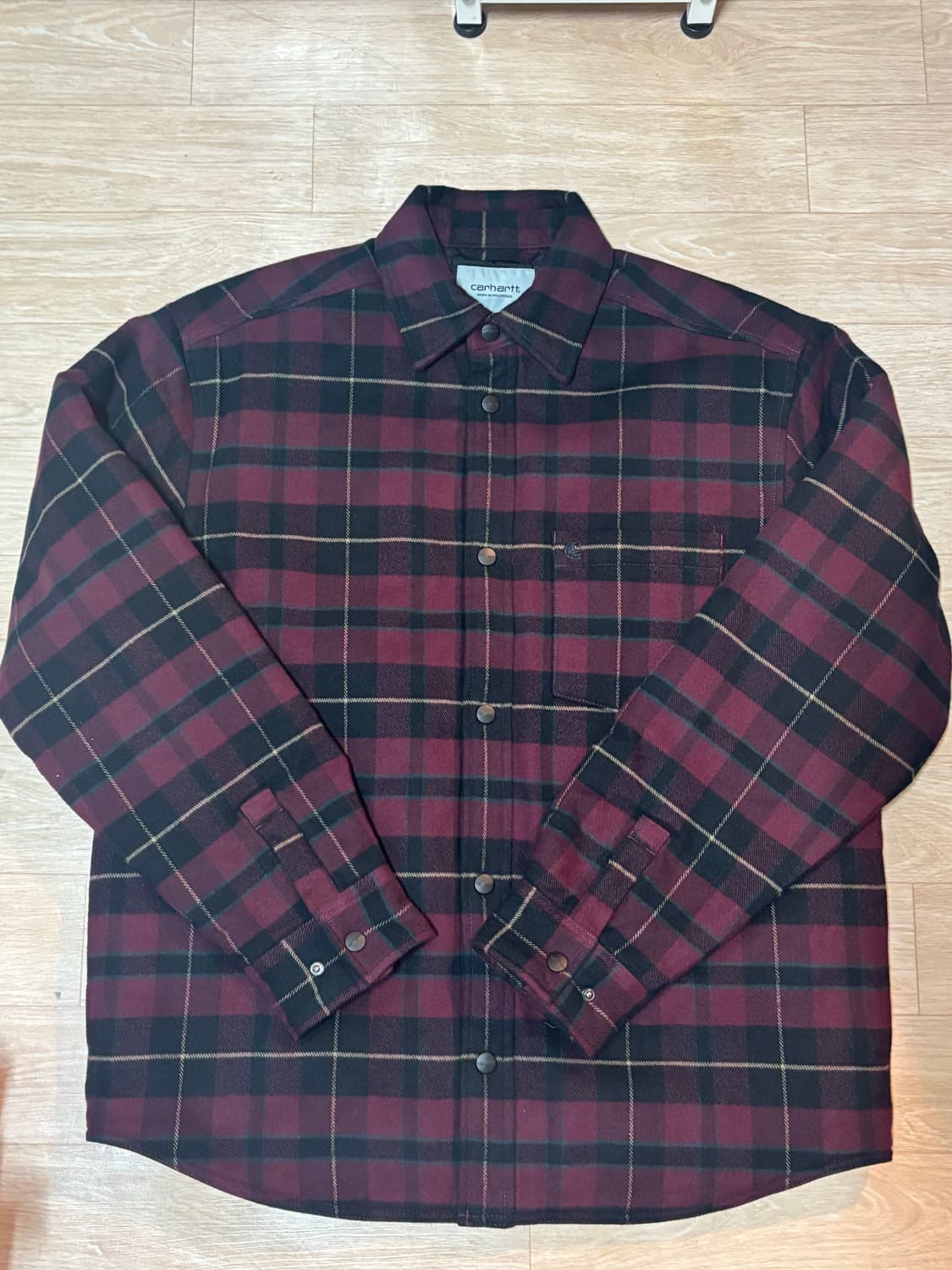 칼하트 wip 체크셔츠자켓 M 상품이미지1