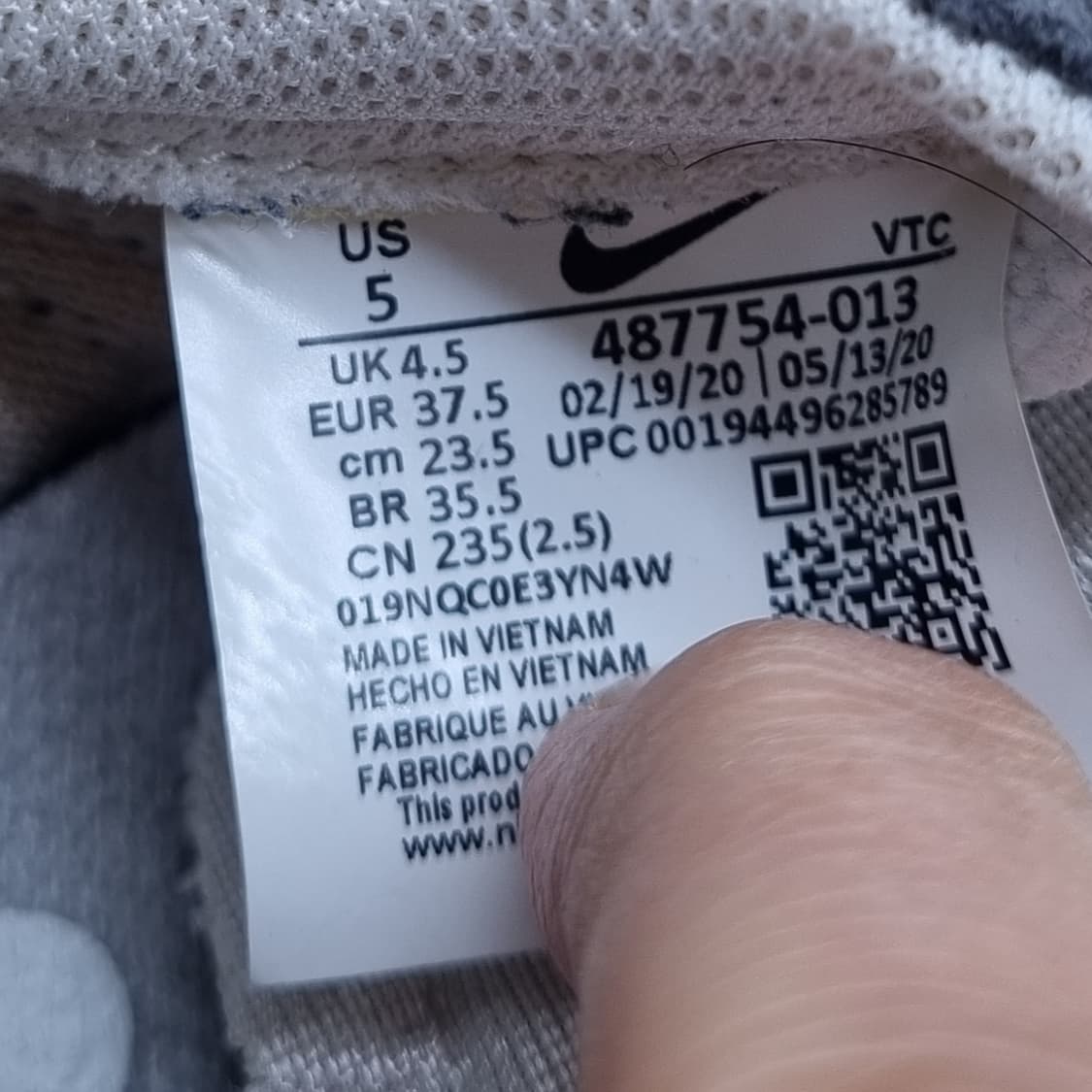 나이키 테일윈드79 그레이블루 운동화235 상품이미지6