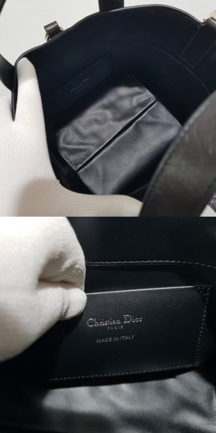 디올 뚜주흐 스몰 버티컬 토트백 블랙 M2835PNUC 상품이미지9