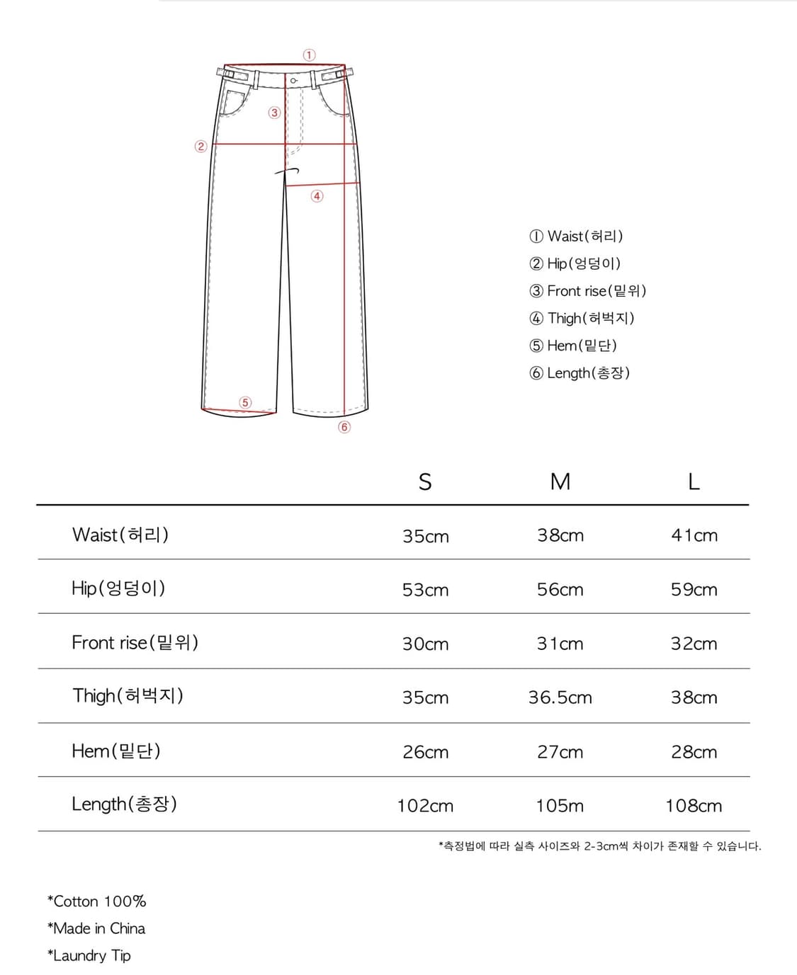 TCM washed denim pants (sky blue) 상품이미지3