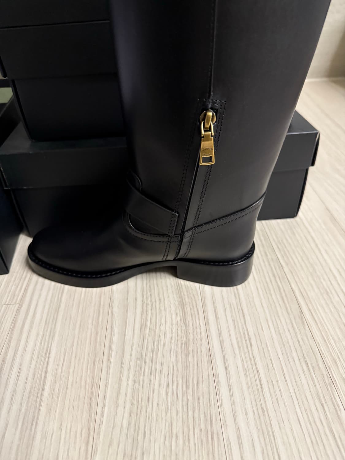 coach 코치 메들린 블랙 롱부츠 새상품 상품이미지3