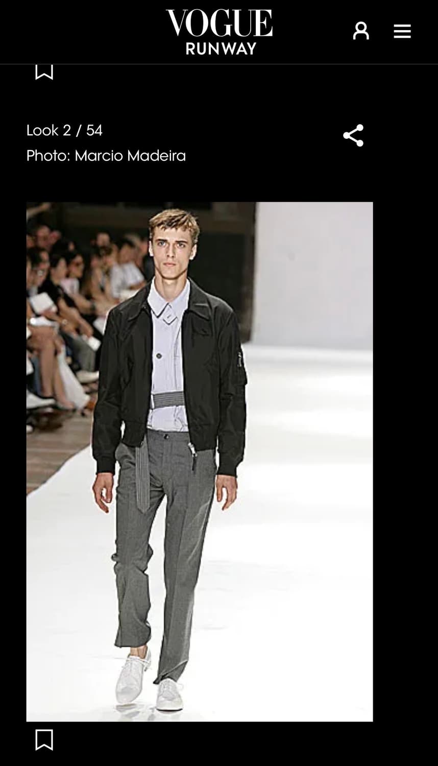 드리스반노튼 07SS 런웨이 피스 탱커 자켓 상품이미지1