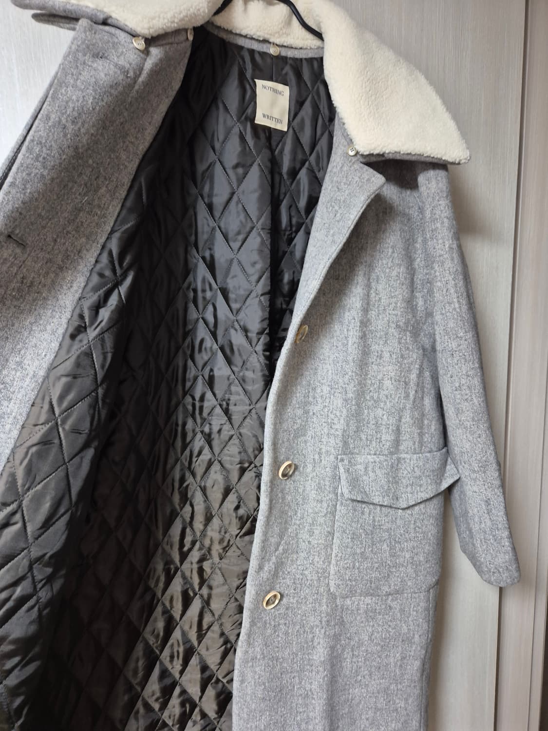 낫띵리튼 신슐레이트 패디드 코트 (50만원대) 빌마칸 양털카라 상품이미지5