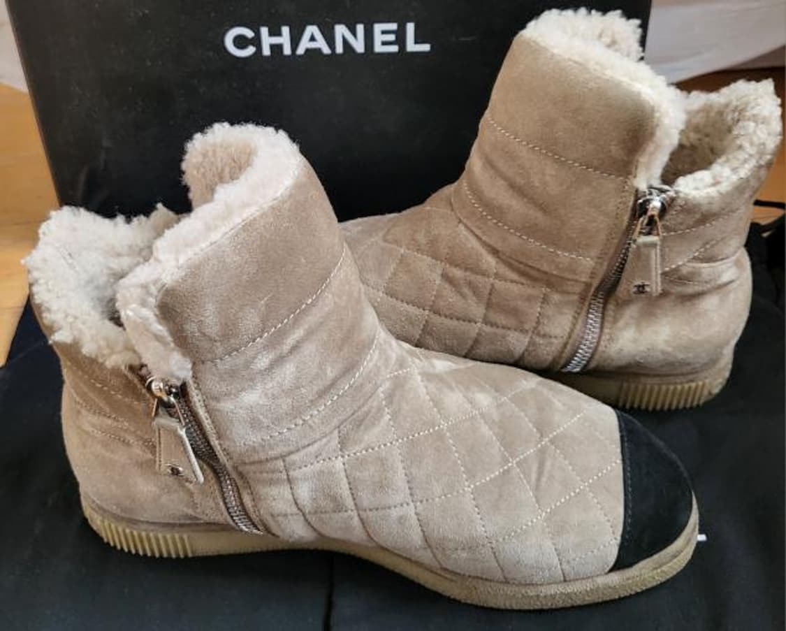 샤넬 퀄팅양털부츠 상품이미지4