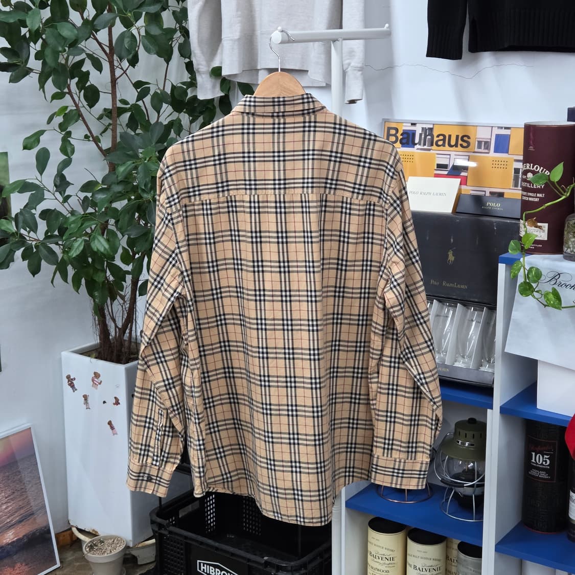 버버리 노바체크 셔츠 XL 상품이미지5